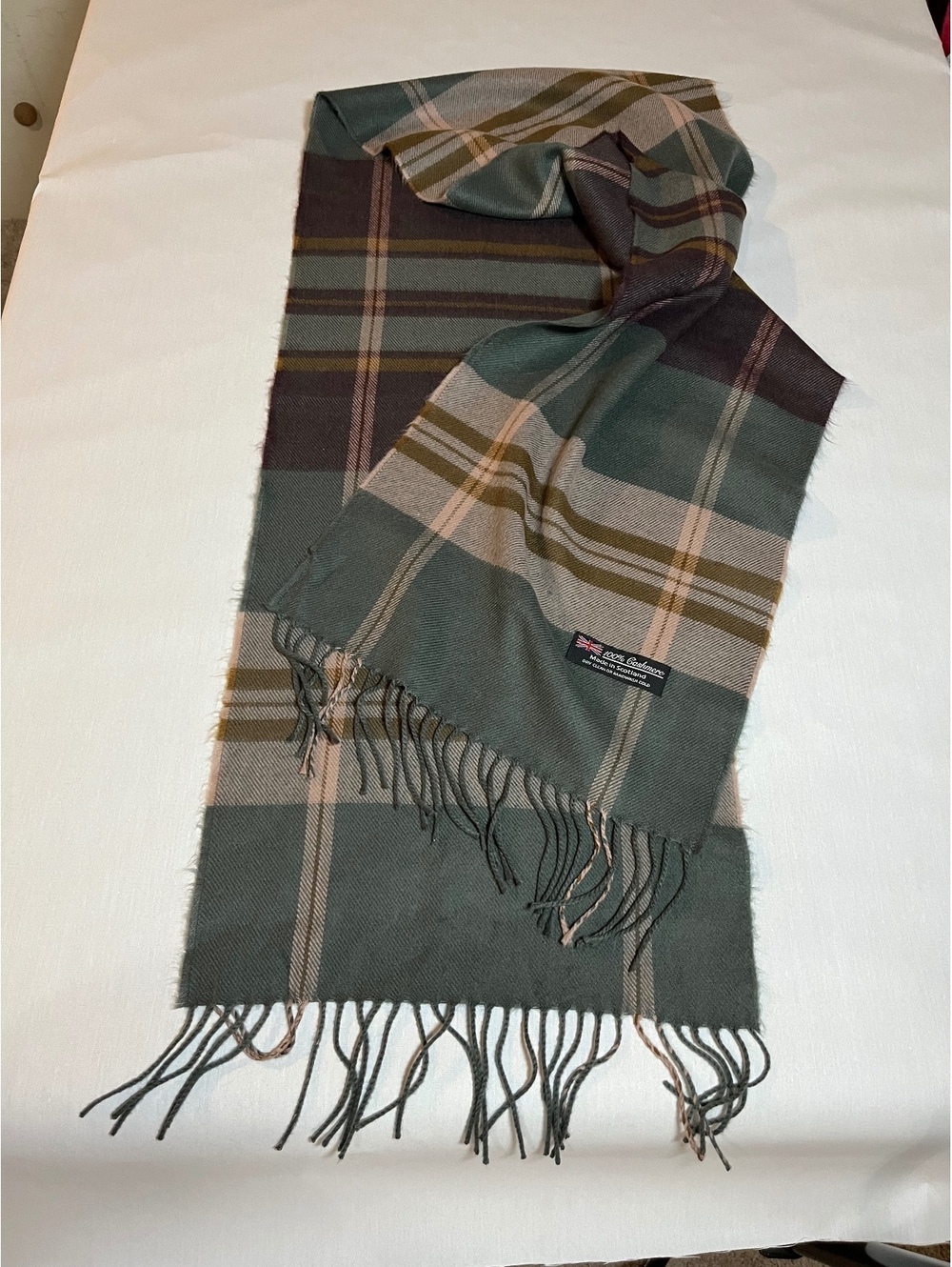 Scottish cashmere scarf